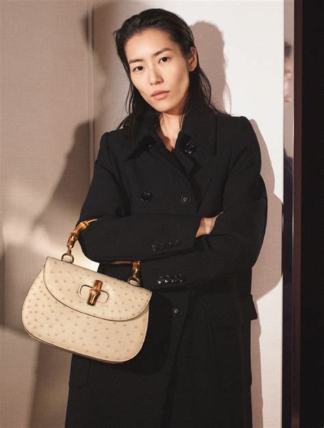 gucci bamboo campaign|Liu Wen’s modern interpretation of Gucci Bamboo’s latest 1947 campaign.